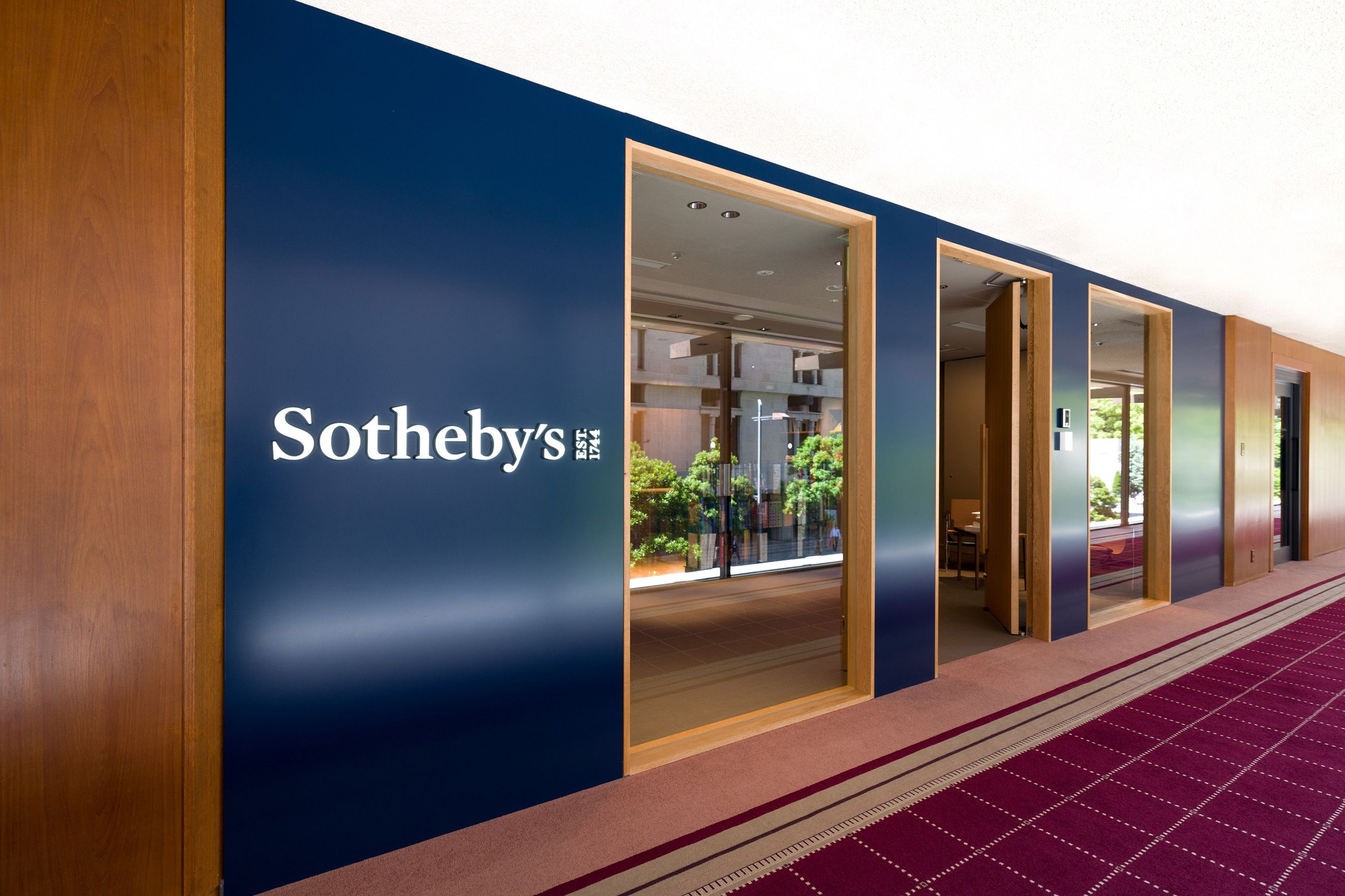 日本初となるサザビーズの店舗が、東京都千代田区の帝国ホテル本館 中２階へオープン © Sotheby’s