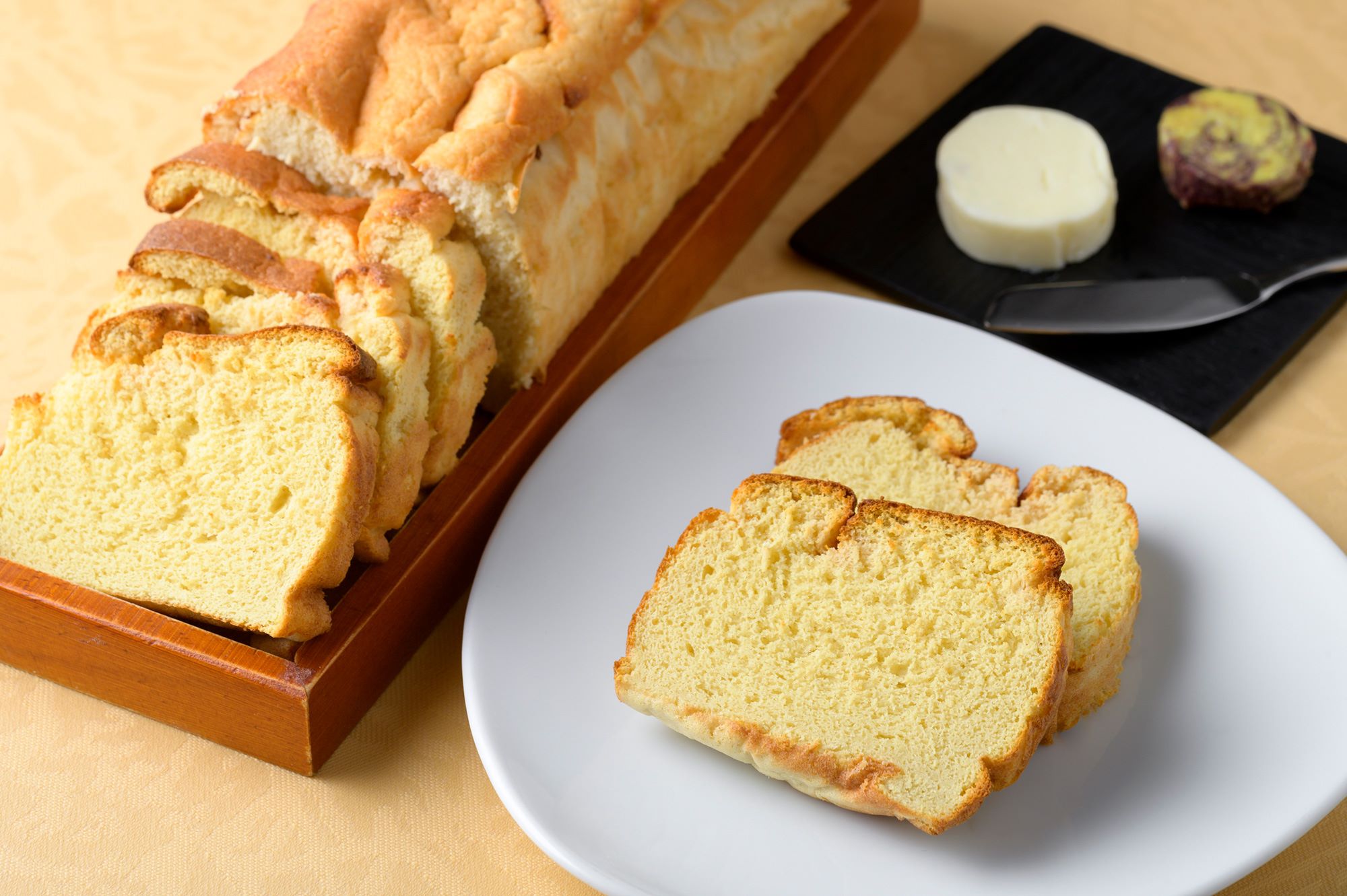 おからを使った食物繊維たっぷりのパンはグルテンフリーで低糖質。