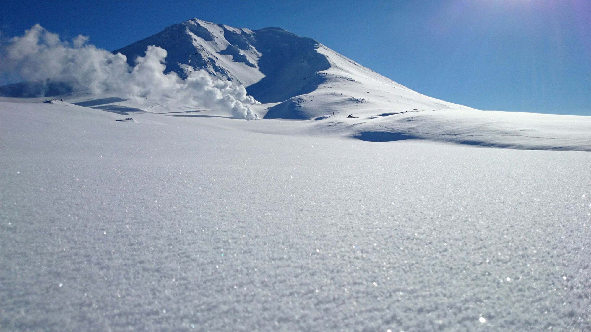 大雪山旭岳の冬景色