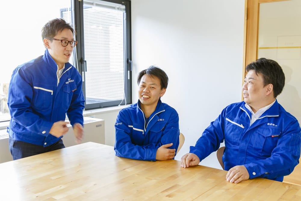 創業者・代表取締役の3名：左から長谷川雅也、磯野謙、川戸健司。