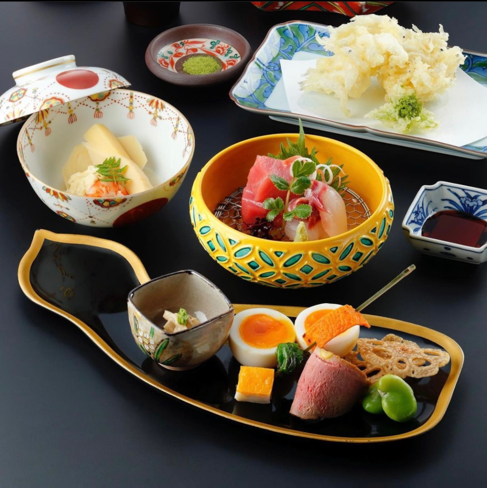 京懐石の老舗とコラボした『瓢樹×MOGANA 懐石スタイル夕食』（10,500円・税込）。