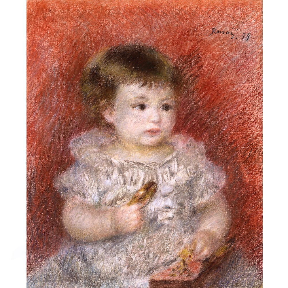 ピエール＝オーギュスト・ルノワール《リュシアン・ドーデの肖像》1879年 8月15日（火）より展示