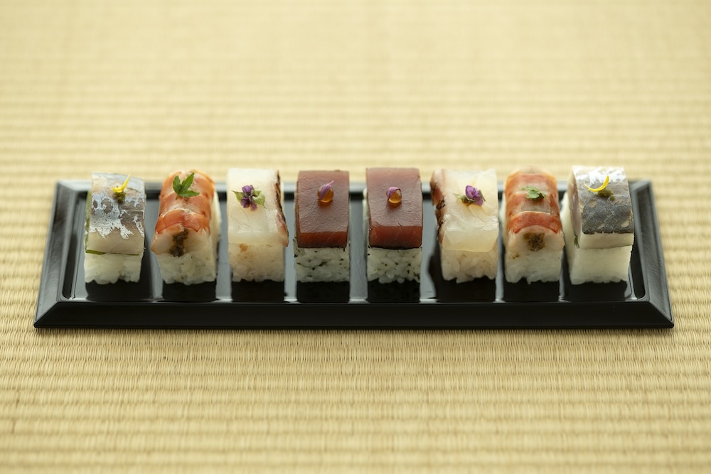 点心　押し寿司4種
