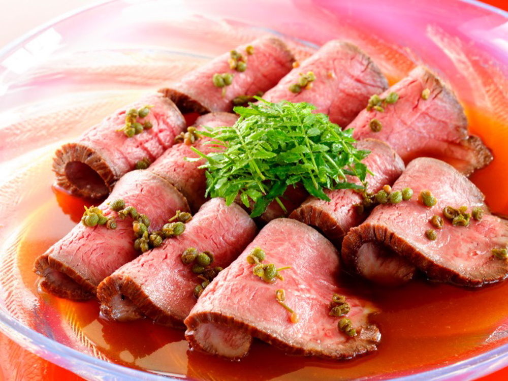 実山椒のローストビーフ