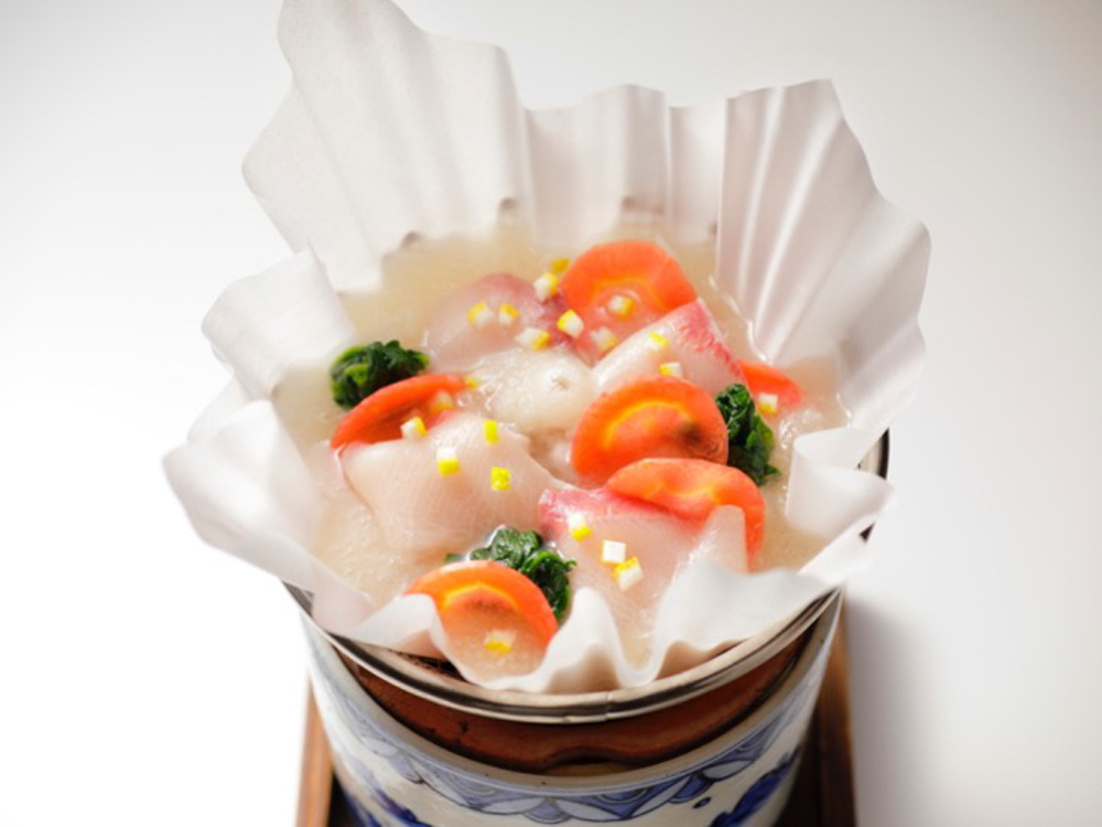 ブリ大根と同じ食材で生み出された風情ある景色