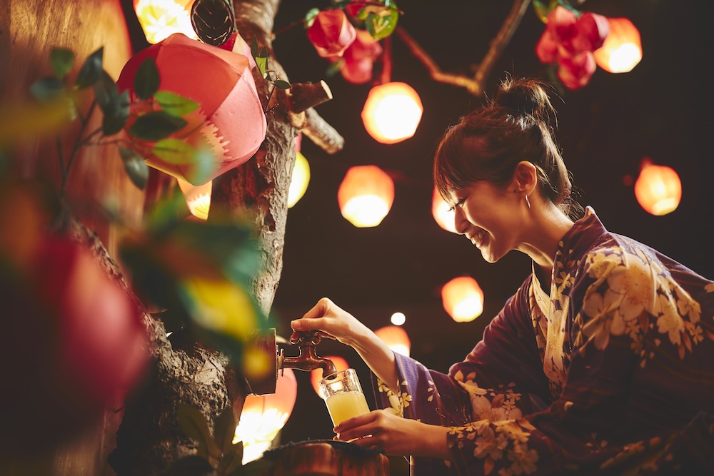 りんごジュースが出る蛇口