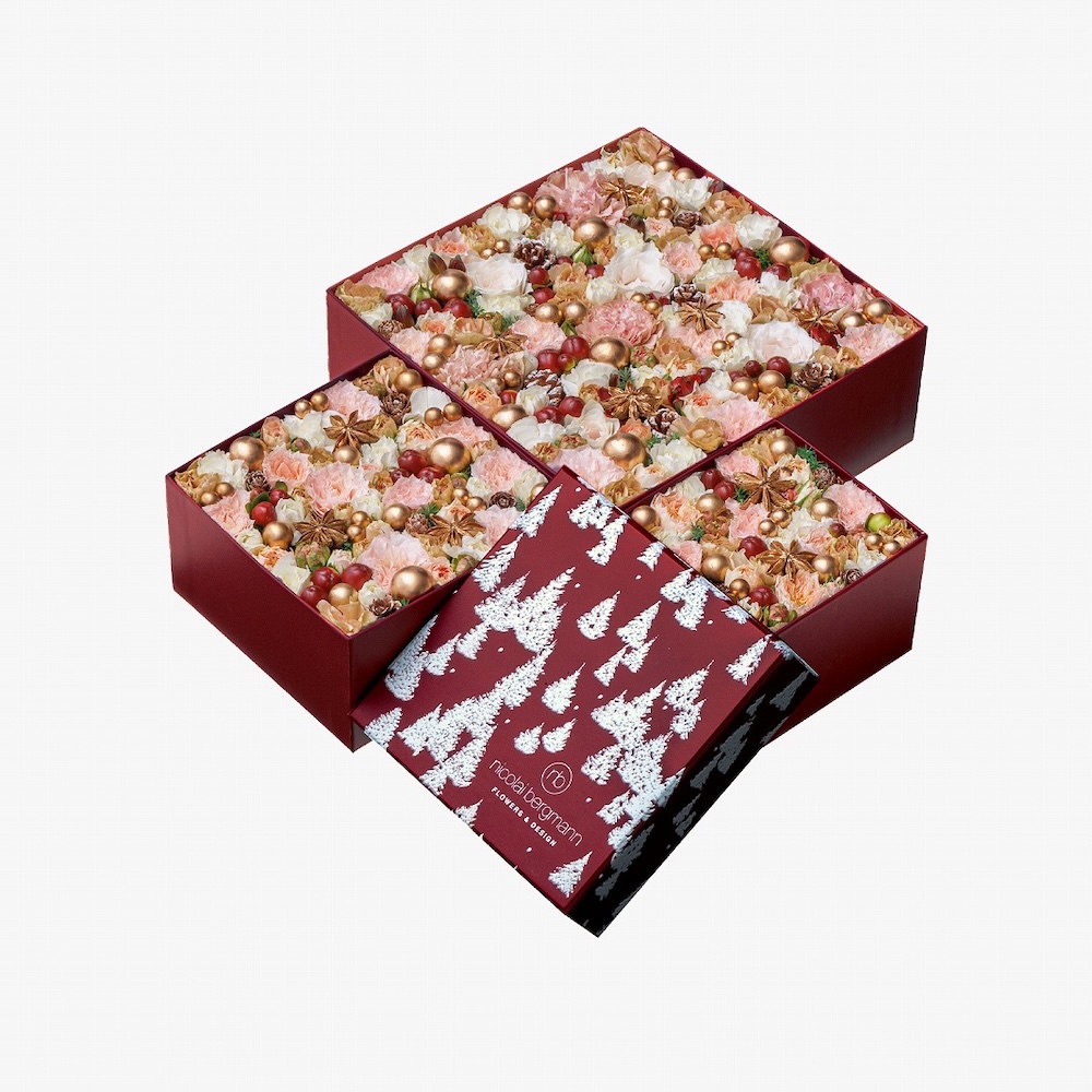 ウィンター限定フレッシュフラワーボックス