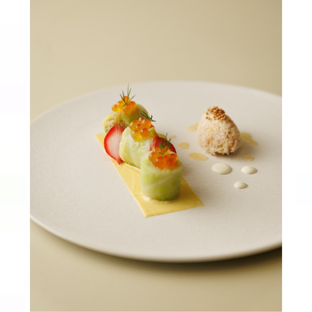 ＜オランジュリー光庵＞ 毛蟹とキヌア