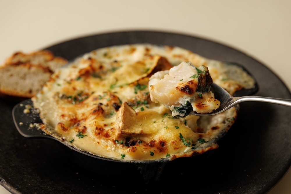 ＜ティーラウンジ佳風＞ 帆立とじゃがいもグラタン