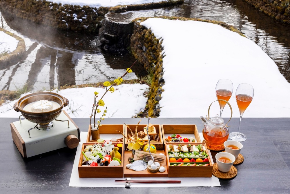 棚田アフタヌーンティー