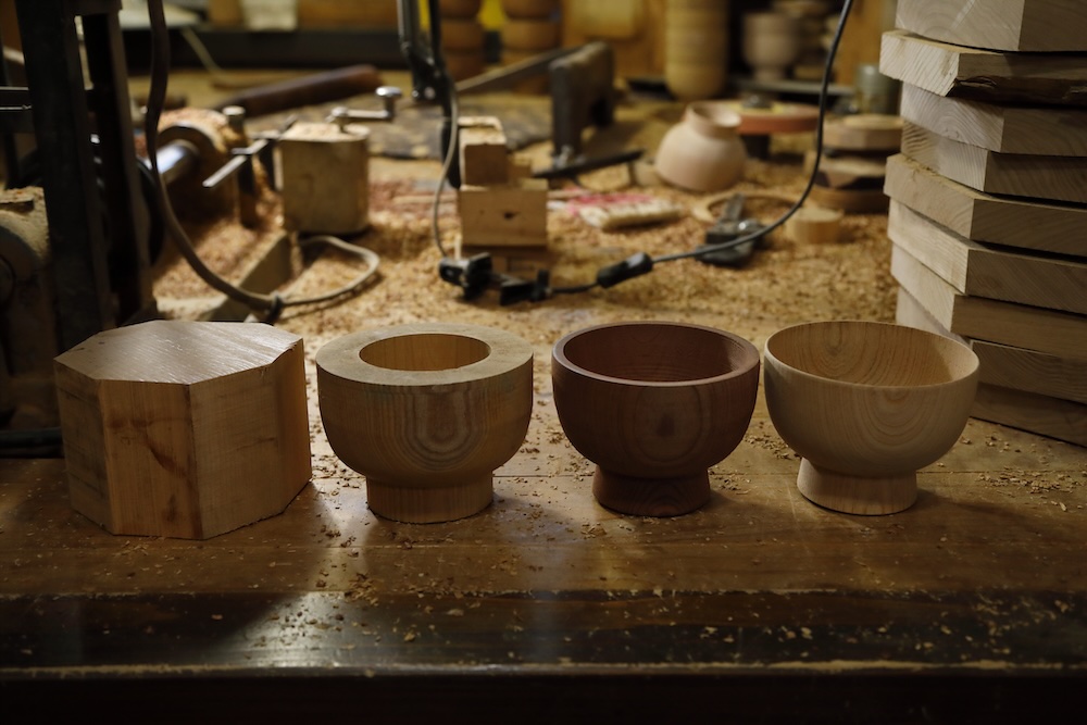 椀木地の生成工程