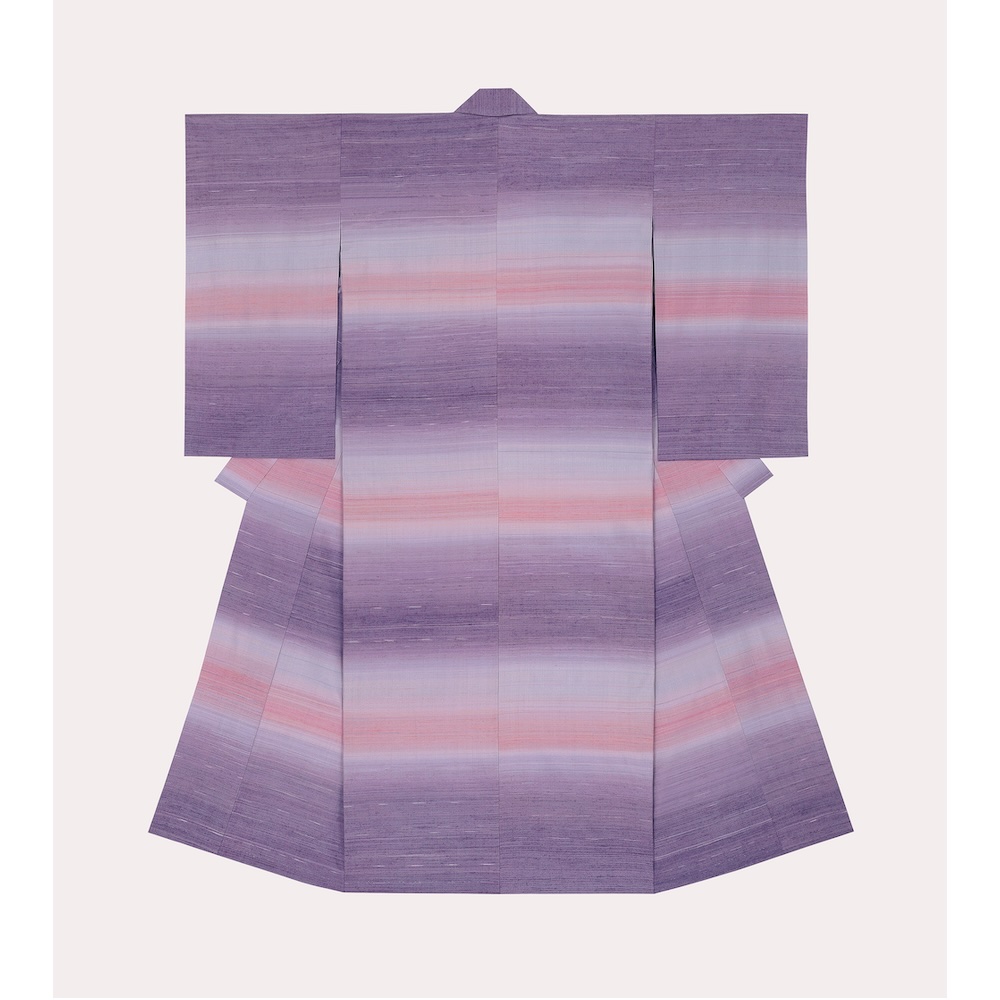 "Young Purple" 2007 Silk thread / purple root, madder [First half exhibition]