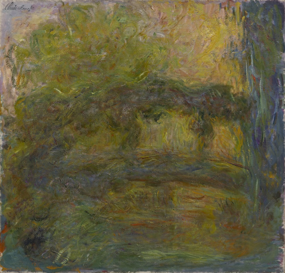 クロード・モネ《日本風太鼓橋》　1918-24年　89×93cm