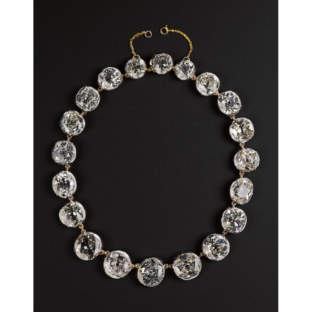 Commonly known as the "Sutherland Diamond," this is an original necklace: Made in France.