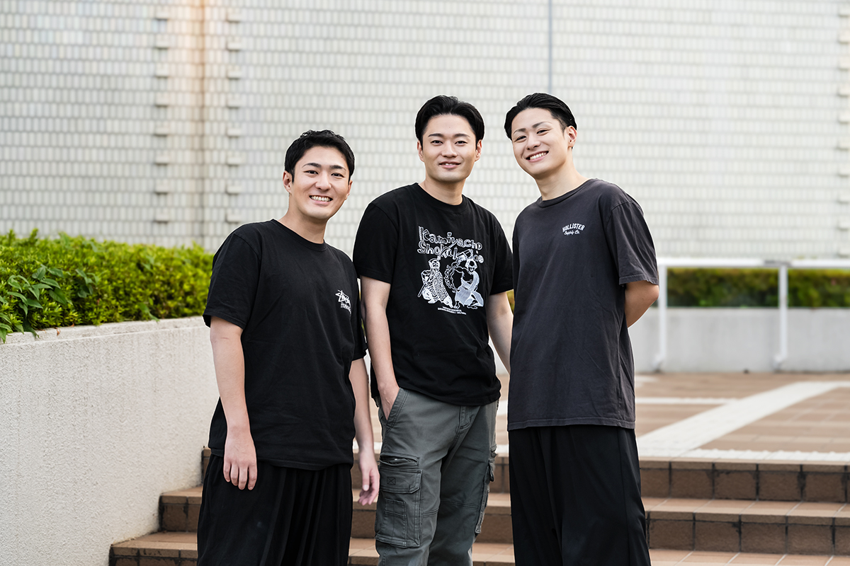 神谷町三兄弟