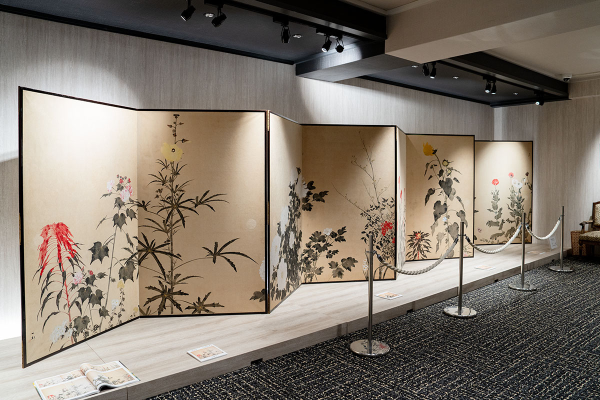 田中一村屏風