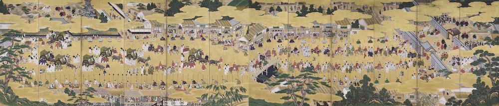 《参内図屏風》 京都文化博物館 （通期展示）